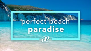 Perfect Paradise Beach Scene 4K — Relaxing Day at the Beach with Crystal Clear Water