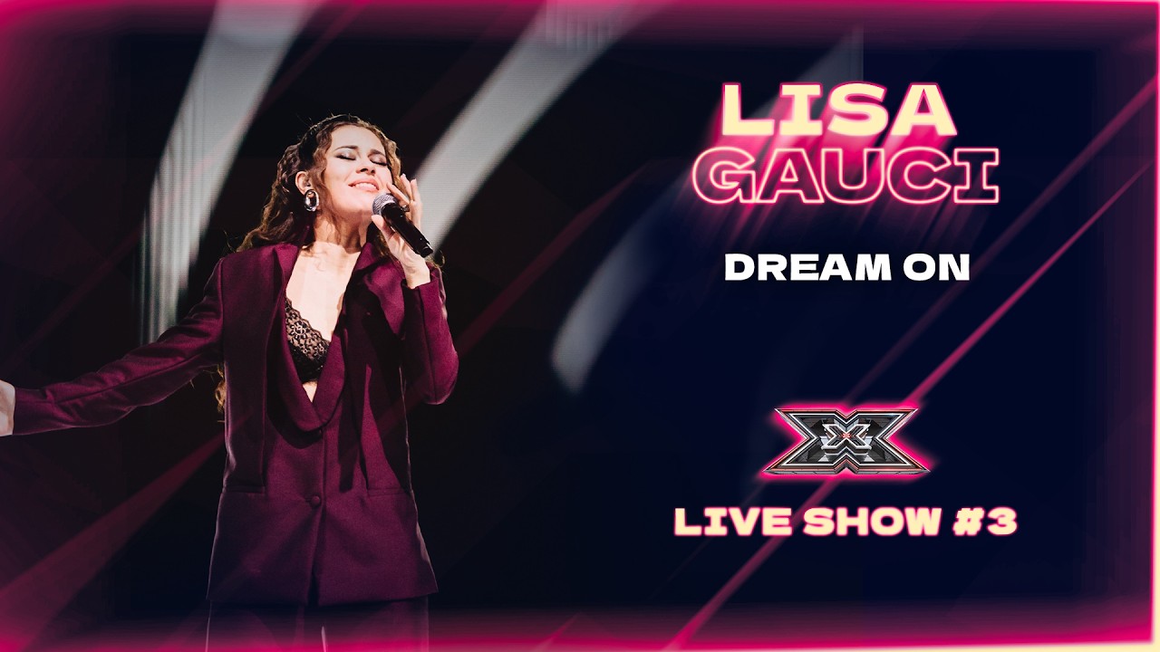 Lisa brings the drama with Dream On 🎸✨ | X Factor Malta S5 : BACK TO WIN