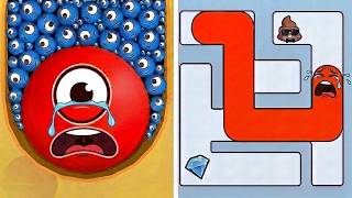 Hungry Balls Vs Pet Me Maze Puzzle Max Level SpeedRun Challenge Battle Monster IQ Weekend! screenshot 3