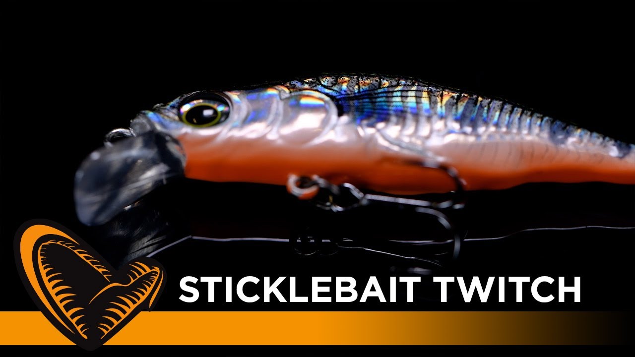 3D Sticklebait Twitch - Top lure for light and UL trout, perch, asp, bass,  chub fishing 