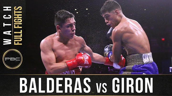 Balderas vs Giron FULL FIGHT: December 21, 2019 | ...