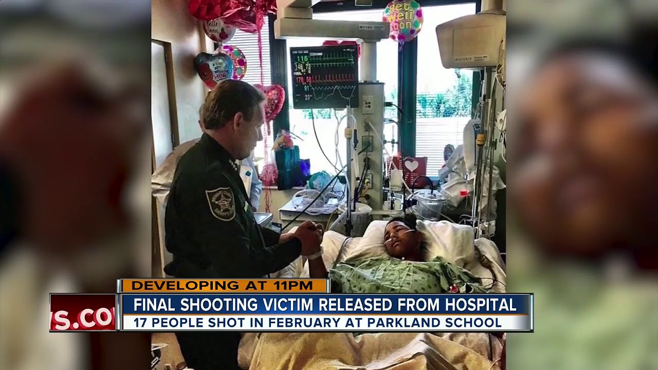 Stoneman Douglas shooting victim who shielded fellow students leaves hospital