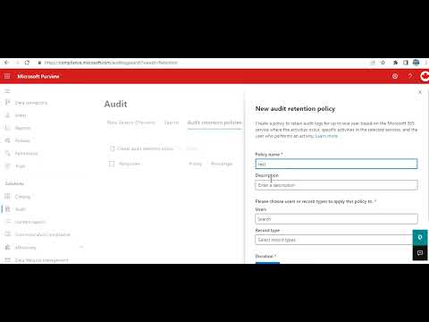 How To Create Audit Log Retention Policy in Office 365