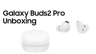 White Galaxy Buds2 Pro Unboxing! - YouTube