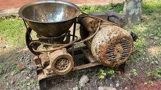 Restore a Non_Functional Meat Grinder: How to Fix a Broken Motor // Restoring a Vintage Kitchen Tool