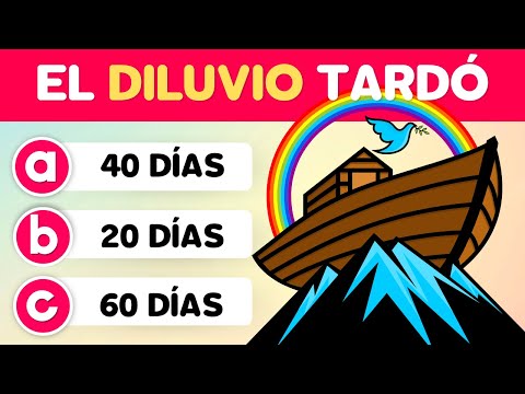 JUEGO DE LA BIBLIA - ORDENA LAS LETRAS | DILUVIO | PREGUNTAS DE LA BIBLIA | JUEGOS BIBLICOS