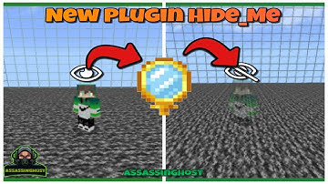 New Plugin Hide_Me For Pocketmine 1.16x Por (AssassinGhost) |MINECRAFT PE|