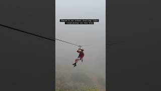 Ziplining in the clouds