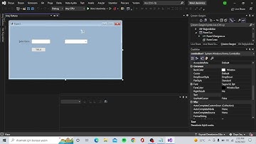 2- C# dersleri Label Button ComboBox ListBox PictureBox TextBox kullanımı