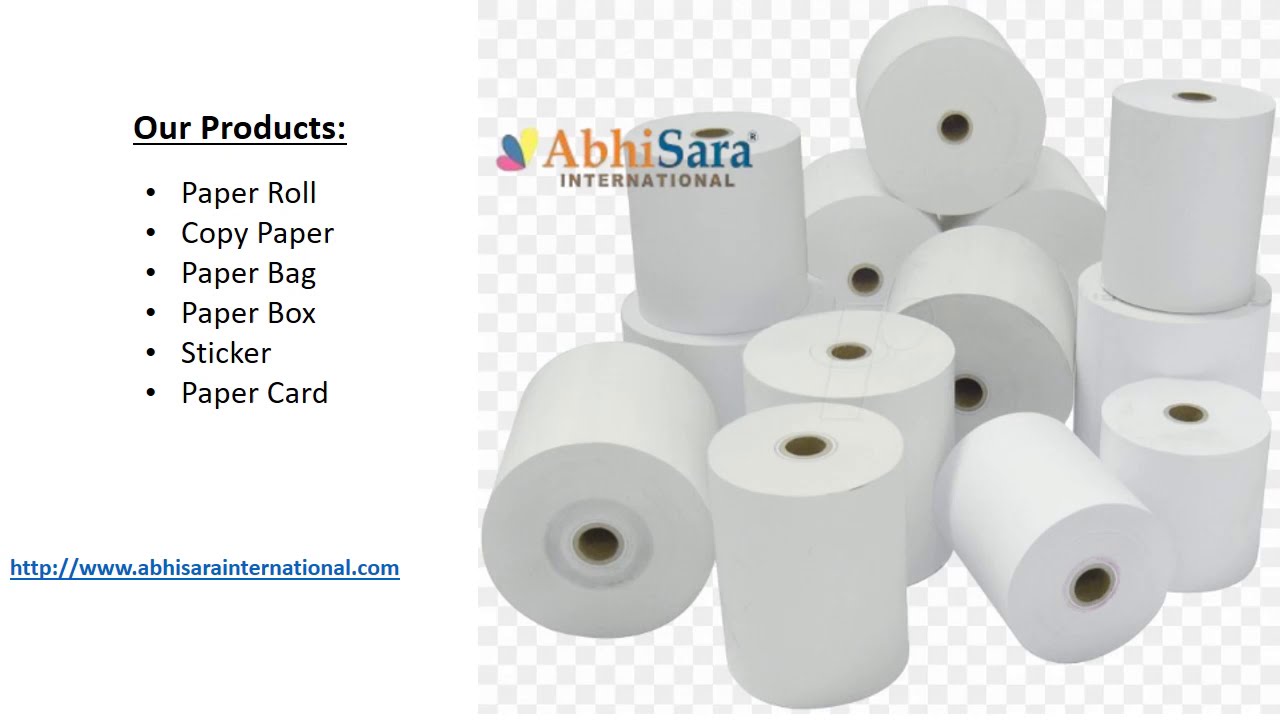 Paper Roll | Copy Paper |  Paper Material Processing Machinery | Abhisara International