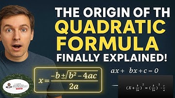 Origin of Quadratic Formula| Master Completing Square + Derivation, Solving Quadratics Like a Genius