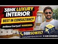 Stunning 3BHK Luxury Interior Design project at Ambience Courtyard Manikonda