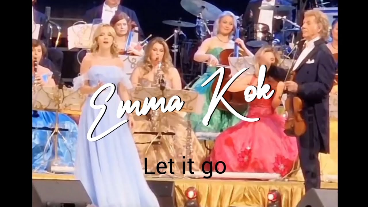 Emma Kok sings Let it go at Lyon France