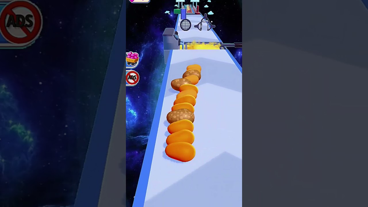 Potato Run Breakout 😄 Quick Slides Sudden Turns 🚀 Lucky Escape 