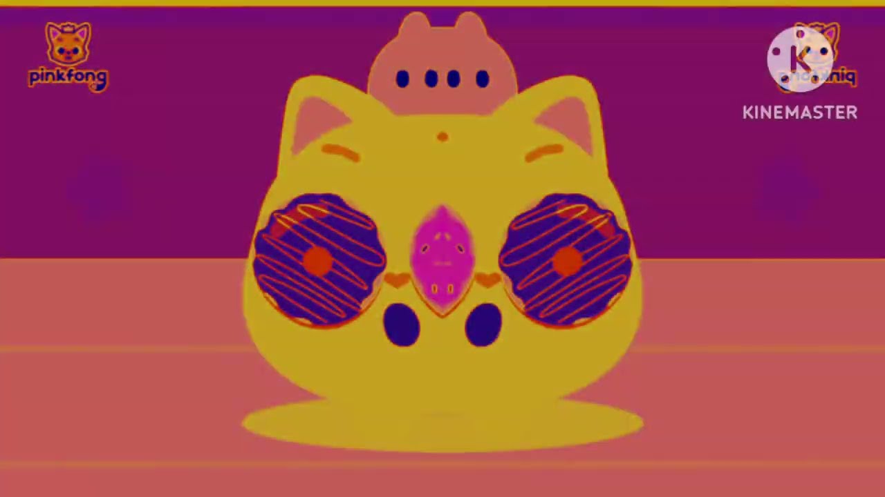 A donut eyes of NINIMO🍩🍩||Pinkfong animation effects||🐈🎶🎶 sponsored by gamavision Csupo preview 2 