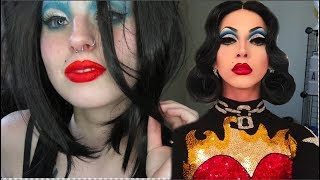 I Try Drag Make-Up (Violet Chachki) | Sara Saberi