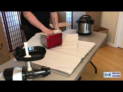 How to pack small kitchen appliances