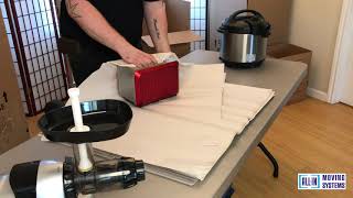 How to pack small kitchen appliances