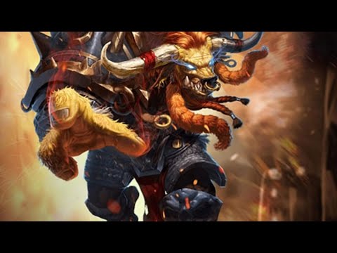 傳說對決| 牛魔王 |一直撞一直爽!!!!!!【白哥】