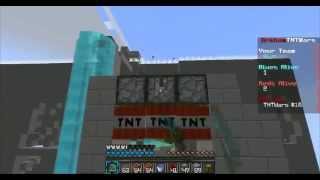 Minecraft TNT Wars - Episode 2 - 2 TNT cannons!