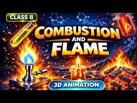 Combustion and Flame Class 8 Science Chapter 4 Animated Video