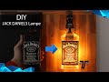 Tutorial jack daniels lampe selber bauen diy bottle lamp