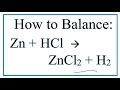 Balancing Chemical Equations Concepts