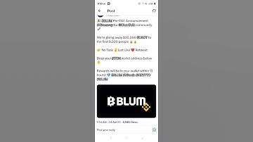 🎉 $BLUM Pre-TGE Announcement #Giveaway $BLUM community 🚀