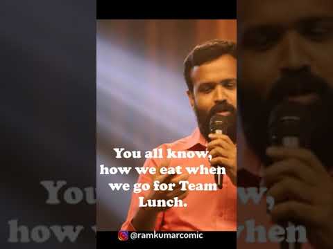 Buffet Team Lunches | #shorts #tamil #standup #comedy #itmemes #ITComedy