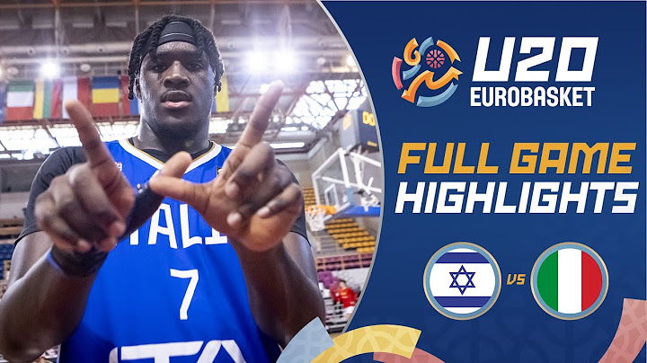 Israel 🇮🇱 vs Italy 🇮🇹 | Quarter-Finals | Highlights | FIBA U20 EuroBasket 2025