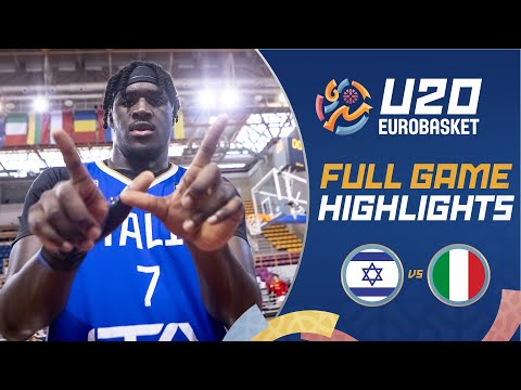 Israel 🇮🇱 vs Italy 🇮🇹 | Quarter-Finals | Highlights | FIBA U20 EuroBasket 2025