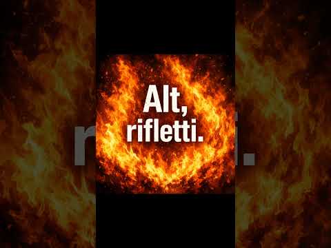 Video Negare non aiuta.