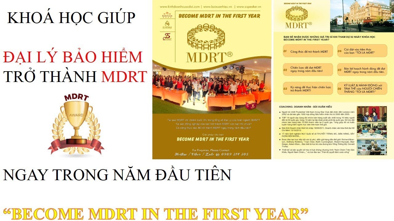 BECOME MDRT IN THE FIRST YEAR 01