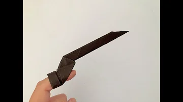 折り紙爪カッコイイイ