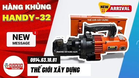 MÁY CẮT SẮT THUỶ LỰC CẦM TAY PHI 32 của HÀN QUỐC HANDY-32C