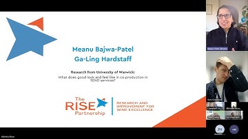 CDC National Webinar - Putting Co Production and Relationships at the Heart of the System 19.03.25