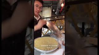 FAMOUS MAQLOOBA KNOWN PALESTINE FOOD UPSIDE DOWN IN RIYADH KSA @AndrewLakwatsero #shorts