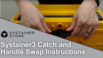 Systainer3 Catch and Handle Swap Instruction