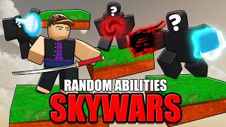 Jujutsu Shenanigans BUT Every Round Our Abilities Are Random In SkyWars