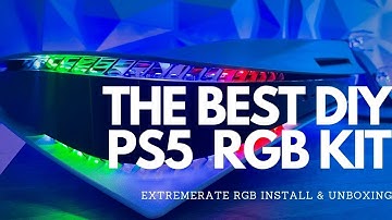 DIY PS5 Console eXtremeRate RGB LED Light strip Unboxing & Review Best RGB kit