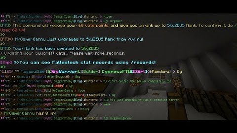 Getting Skyzeus on Fallentech Skyblock
