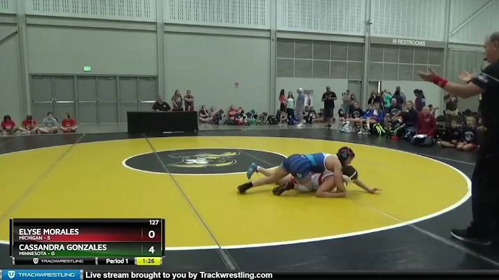 127 Lbs Round 1 (6 Team) - Elyse Morales, Michigan...