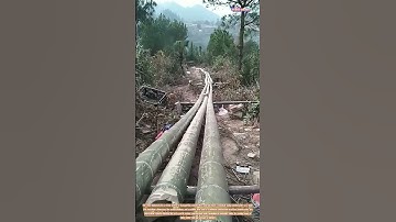 The Ingenious Use of Bamboo Poles for Transport