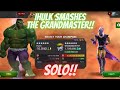 IHULK VS GRANDMASTER SOLO!!  IHULK SMASH!!