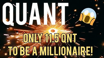 🚨 QUANT | Only 11.5 QNT to become a MILLIONAIRE?❗❓😱😳📈