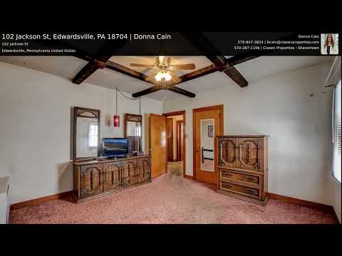 102 Jackson St, Edwardsville, PA home video tour