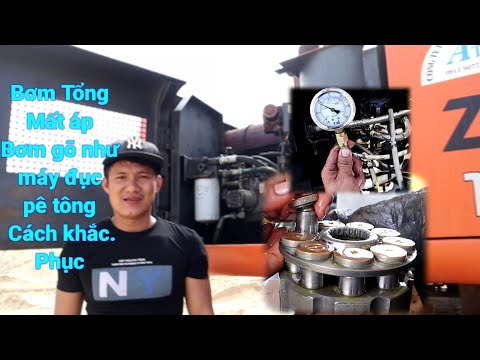 Video Cách@ lắp bơm thủy lực máy xúc. Nguyên nhân gây ra... - youtube