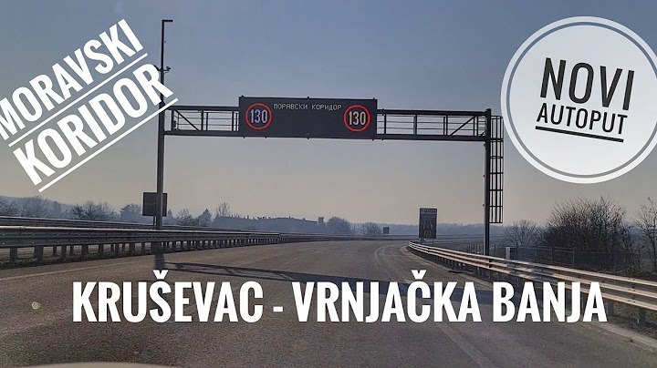 Moravski Koridor deonica Krusevac-Vrnjacka Banja #autoput #a5 #srbija @bunijevacdj