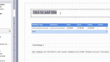 AdHoc Report Builder Demo1