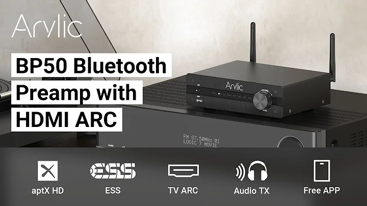 ✨BP50 All-in-one Bluetooth Preamplifier | ESS ES9023P, HDMI ARC and aptX HD